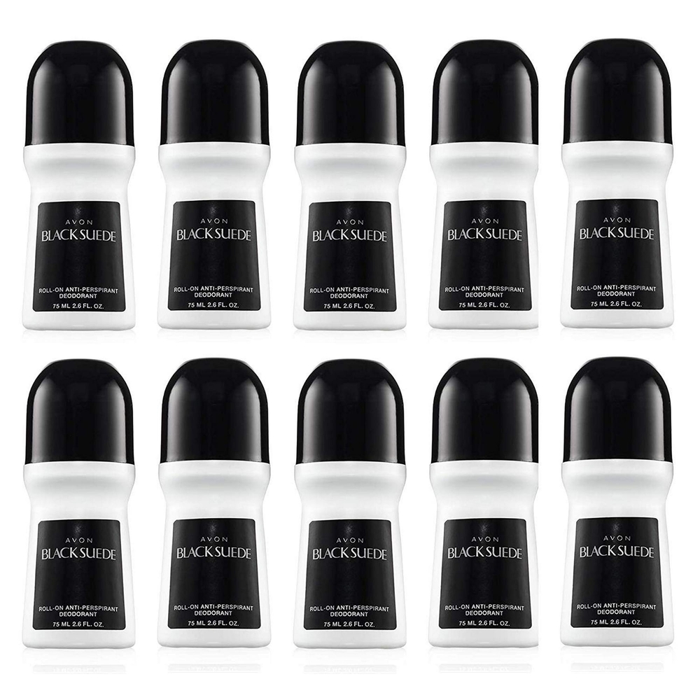 12-PACK Avon Black Suede Deodorant Set